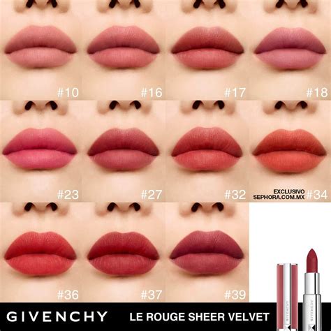 givenchy sheer velvet lipstick 39|sephora Givenchy matte lipstick.